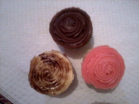 Cupcakes rosas