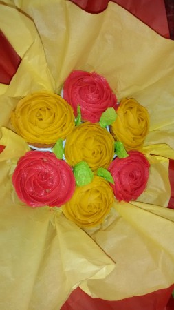 Bouquet de cupcakes